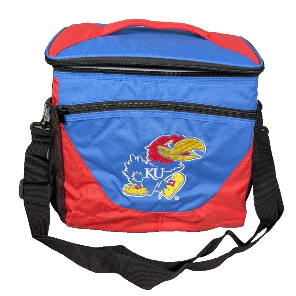Kansas Jayhawks |  Blue/Red Soft Cooler Bag | Logo‎ Brands |